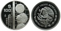 Mexiko 100 Pesos Ag Fußball WM, Torwart -