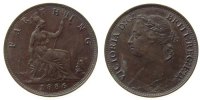 GB Großbritannien ab 1708 1 Farthing Br Victoria, Seaby 3958 -
