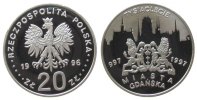 Polen 20 Zlotych Ag 1000 Jahre Danzig -