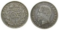 Frankreich 20 Centimes Ag Napoleon III, A (Paris) -