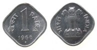 Indien Republik 1 Paise Al Hyderabad -