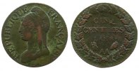 Frankreich 5 Centimes Br Directoire et Consulat, AA -