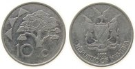 Namibia 10 Cent Ni-St Baum -