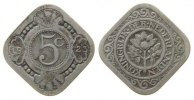 Niederlande 5 Cents KN Wilhelmina I -
