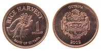 Guyana 1 Dollar Ku-St Reisernte Image
