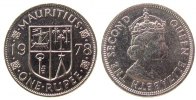 Mauritius 1 Rupee KN Elisabeth II -