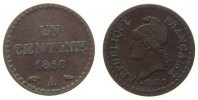 Frankreich 1 Centime Br Dupré, A (Paris) -
