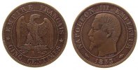 Frankreich 5 Centimes Br Napoleon III, A (Paris) -
