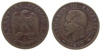 Frankreich 5 Centimes Br Napoleon III, A (Paris) -