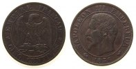 Frankreich 5 Centimes Br Napoleon III, W (Lille) -