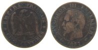 Frankreich 5 Centimes Br Napoleon III, A (Paris) -