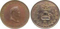 Napoleon Medaille Bronze vergoldet Napoléon I. (1804-1814, 1815) - auf seinen 100. Geburtstag, Büste nach rechts / gekrönter Adler über Hut, Buch -
