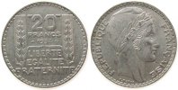 Frankreich 20 Francs Ag Turin -