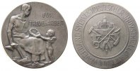 Städte Ehrenmedaille -- Mannheim - Verband südwestdeutscher Industrieller, Putte überreicht sitzendem Schmied einen Kranz, Randpunzen: Karl Pöllath S -