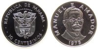 Panama 10 Centesimo KN Manuel E.A. Torrero -