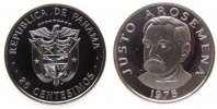 Panama 25 Centesimo KN Justo Arosemera -