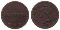 Frankreich 1 Centime Br Dupré, A (Paris) -