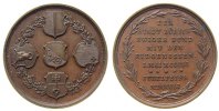 Schweiz Medaille Bronze Zürich - 500-Jahrfeier des Eintritts Zürichs in den Bund, fünf Wappen / Schrift, Stempel von J. Aberli, minimal Belag, ca -