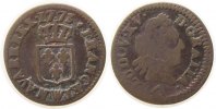 Frankreich Liard á la vieille tete Ku Louis XV, W (Lille) -