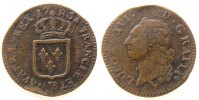 Frankreich 1 Sol Ku Louis XVI, BB (Strasbourg) -