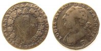 Frankreich 12 Deniers Br Louis XVI, T (Nantes), feine Kratzer -