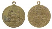 Heidelberg tragbare Medaille Messing Universität - auf das 500. Jubiläum der Ruprecht Karl Universität, v. Zeiser, ca. 30,5 MM, fleckig -