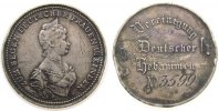 Berlin Mitgliedsabzeichen Silber Berlin - Vereinigungs Deutscher Hebammen, Brustbild Königin Auguste Viktoria nach rechts / Mehrzeiler mit Nummer: 3599, v -