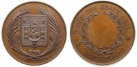 Frankreich Medaille Bronze Montpellier - Ecole des Beaux - Arts, v. A. Gerbier, ca. 41,5 MM, Etui mit Gebrauchsspuren -