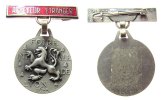 Frankreich Abzeichen WM Lyon - auf die internationale Messe, für ausländische Käufer, ca. 30 MM, teilemailliert -