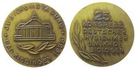Medicina in nummis Medaille Bronze Bad Kissingen - 25. Kongress Deutscher Hygieniker u. Mikrobiologen, ca. 40 MM -