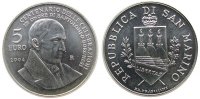 San Marino 5 Euro 2004 Ag Bartolomeo Borghesi unz