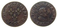 Frankreich Double Tournois Ku Henri IV (1589-1610), A (Paris) -