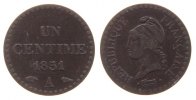 Frankreich 1 Centime Br Dupré, A (Paris) -