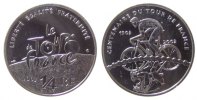 Frankreich 1/4 Euro Ag Tour de France, ohne Etui, ohne Zert. -