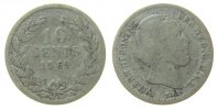 Niederlande 10 Cent Ag Wilhelm III, Schulman 649 -