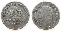 Frankreich 50 Centimes Ag Napoleon III, K (Bordeaux) -
