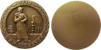 Ungarn Medaille o.J. Bronze Diosgyör - Eisenhütte, einseitig, Arbeiter vor Eisenhütte / Hochofen, Ausbeute, ca. 50 MM vz-stgl