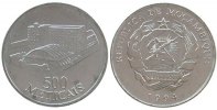 Mosambik 500 Meticais Ni-St Bahnhof von Beira, Schön 65 -