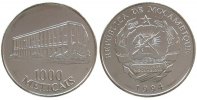 Mosambik 1000 Meticais Ni-St Ministerium, Schön 66 -