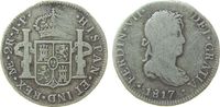 Peru 2 Reales Ag Ferdinand VII, Lima, J.P. -
