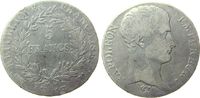 Frankreich 5 Francs Ag Napoleon Empereur, M (Toulouse) -