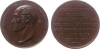 Frankreich Medaille Bronze Cartellier Pierre (1757-1831)- französischer Bildhauer, Widmung seiner Familie und seiner Schüler, Büste nach links / Meh -