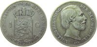 Niederlande 1 Gulden Ag Wilhelm III -