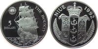 Niue 5 Dollar Ag Segelschiff Bounty -