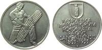Schweiz Medaille Silber (?) St. Gallen - auf die 100-Jahrfeier der Gründung des Kantons, v. Wanner, ca, 33,5 MM, ca. 15,36 Gramm, erhabene Randsc -