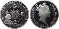 Cook Inseln 10 Dollar Ag Nikolaus Kopernikus -