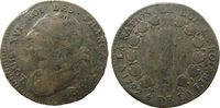 Frankreich 12 Deniers Br Louis XVI, BB (Strasbourg), Typ: Francais -