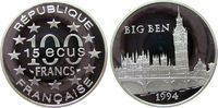 Frankreich 100 Francs / 15 Ag Big Ben in London -