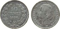 Niederlande 10 Cents Ag Wilhelmina I, Schulman 880 -