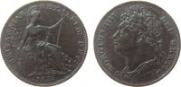 GB Großbritannien ab 1708 Farthing Ku Georg IV, kleine Randfehler -